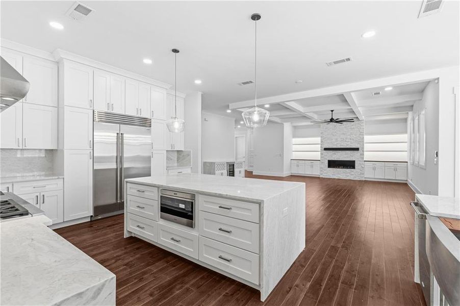 Furnished interior view inside a new home in , Alpharetta (Image 16).