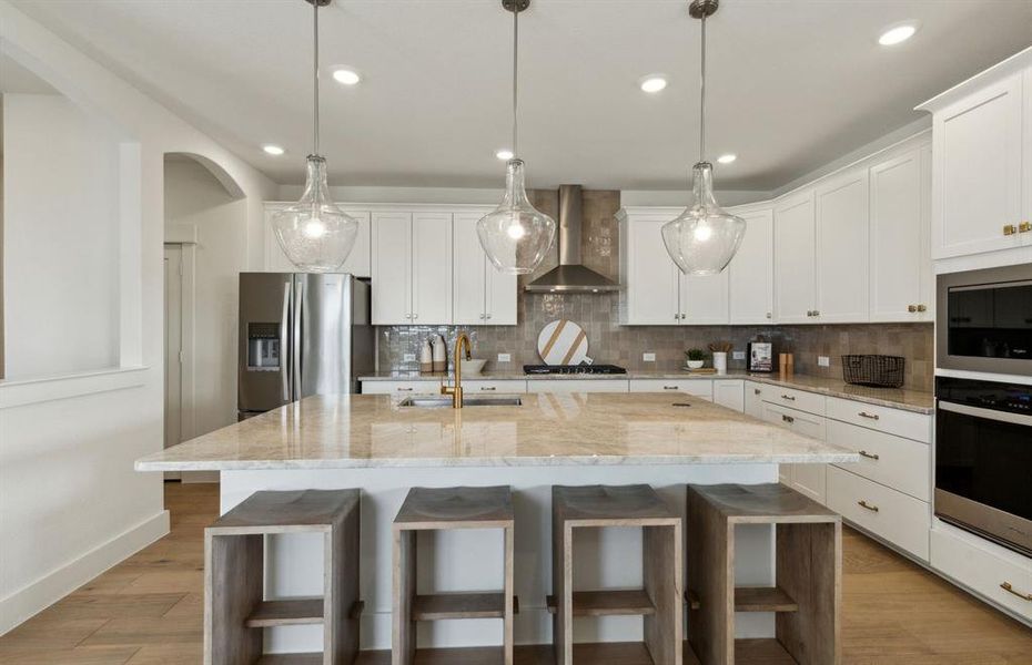 *actual home, furniture not included - Abundant cabinet space in kitchen