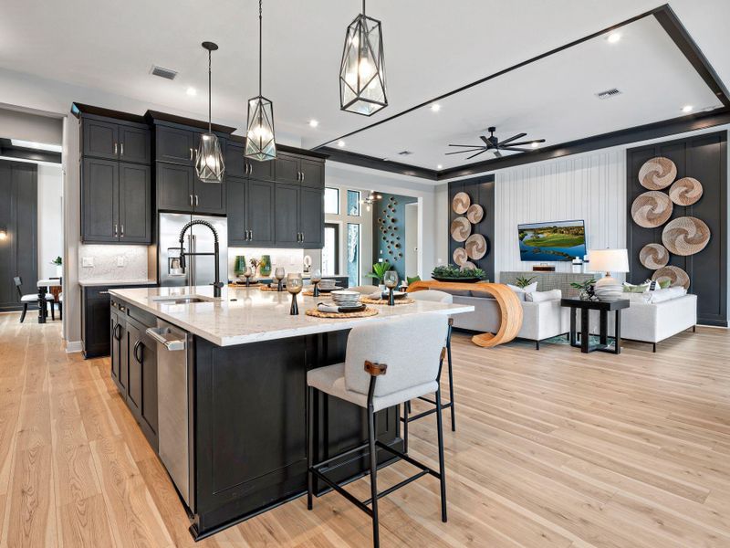 Furnished interior view inside a new home in , Port St. Lucie (Image 9).