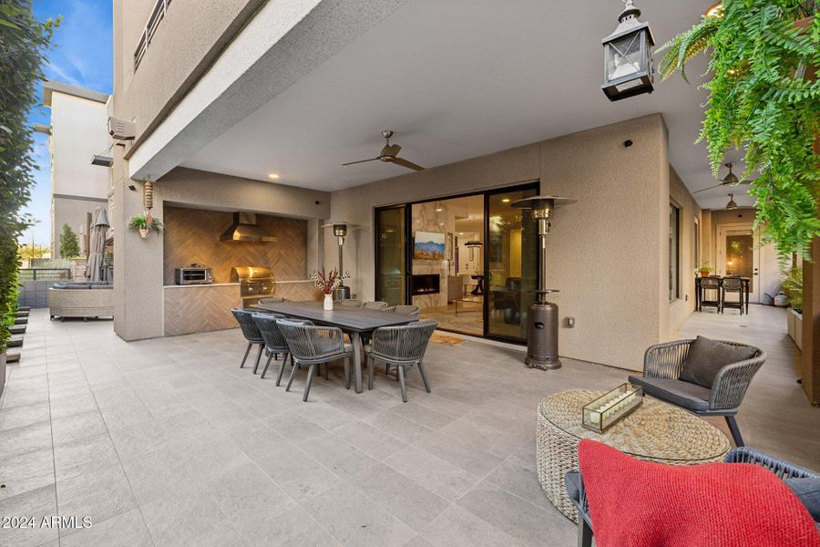 Expansive Private Patio