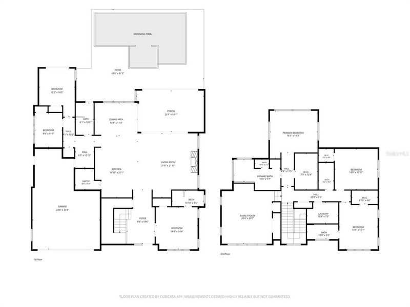 2D floor plan layout of this home in , Orlando, FL (Image 7). 2D floor plan layout of this home in , Orlando, FL (Image 7).