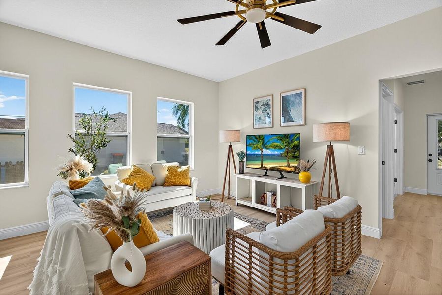 Furnished interior view inside a new home in , Vero Beach (Image 30).