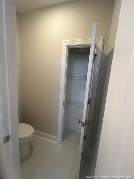 Private water closet with closet