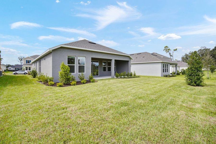 Exterior details and patio area of a home in Timber Ridge, Plant City (Image 3). Exterior details and patio area of a home in Timber Ridge, Plant City (Image 3).