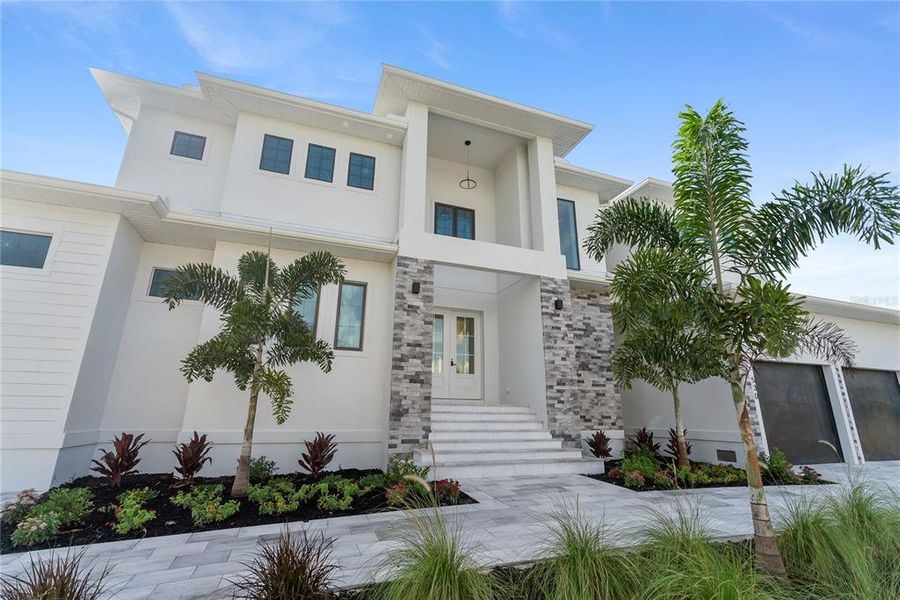 Exterior details and patio area of a home in , Longboat Key (Image 55). Exterior details and patio area of a home in , Longboat Key (Image 55).