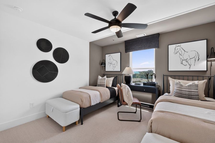 Representative furnished interior of a home built from the Wynfield by Pulte Homes in Bleckley Station, Ball Ground (Image 55).