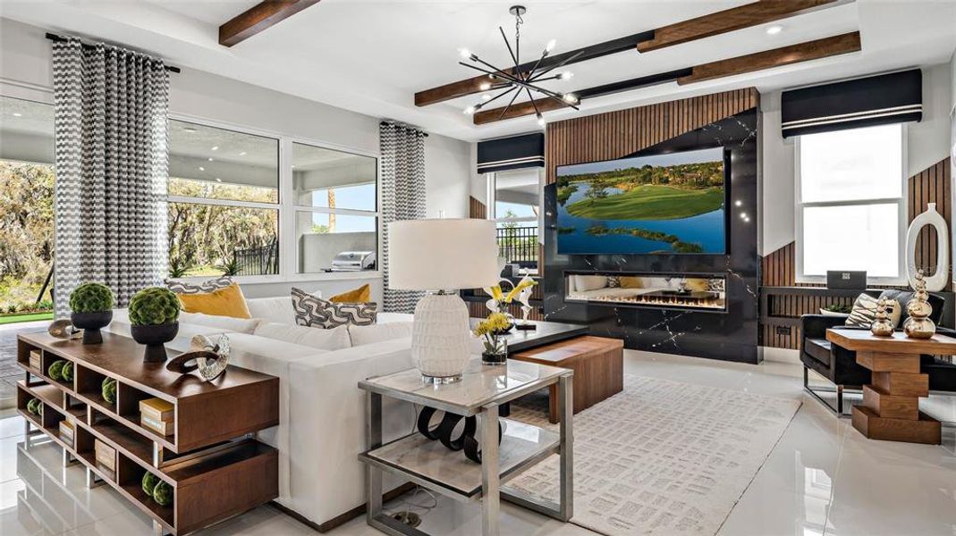 Furnished interior view inside a new home in , Lady Lake (Image 12).