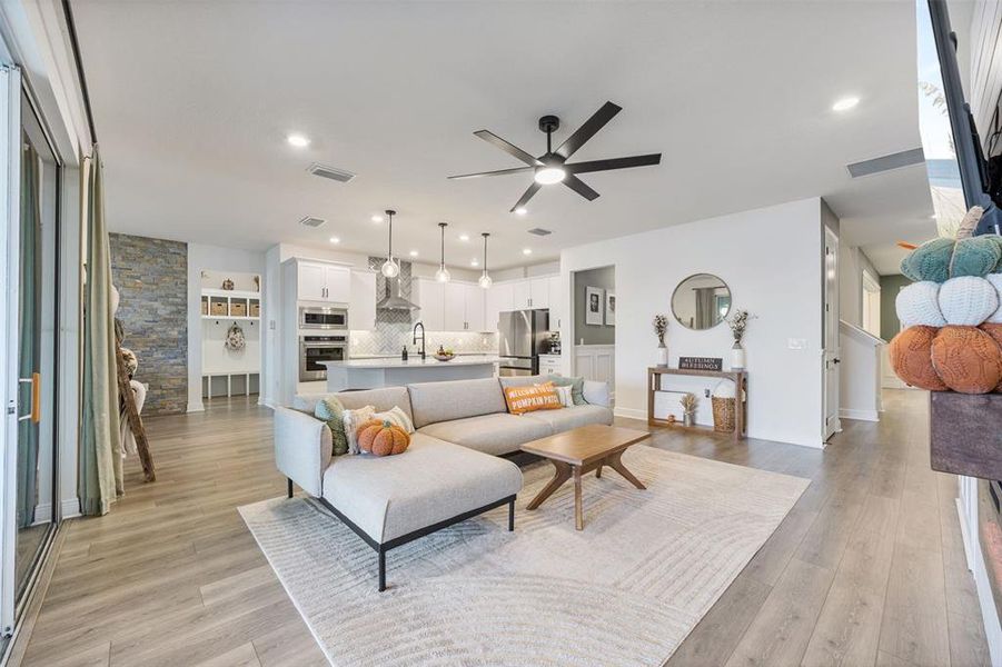Furnished interior view inside a new home in Seaire, Parrish (Image 18).