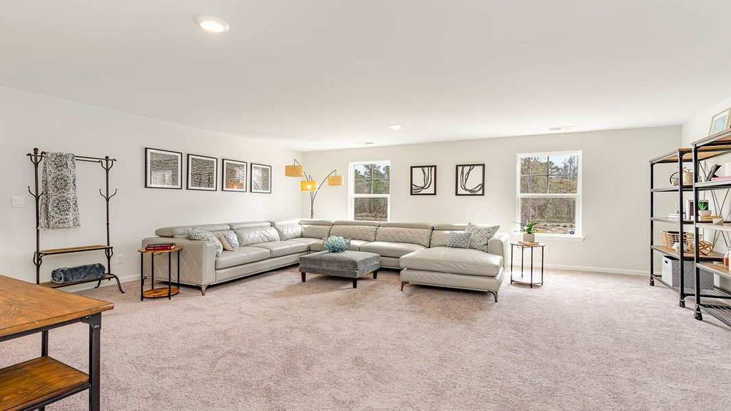Furnished interior view inside a new home in Livingston Woods, Irmo (Image 28).
