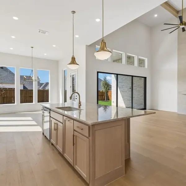 Furnished interior view inside a new home in StarView, Prosper (Image 31).