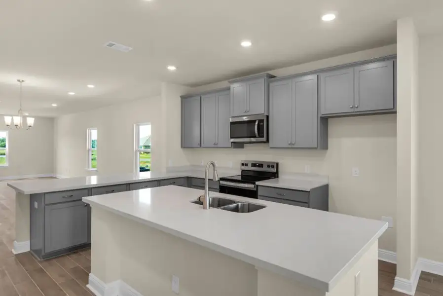 Representative furnished interior of a home built from the Panama by Holiday Builders in Yellow River Ranch, Milton (Image 4). Representative furnished interior of a home built from the Panama by Holiday Builders in Yellow River Ranch, Milton (Image 4).