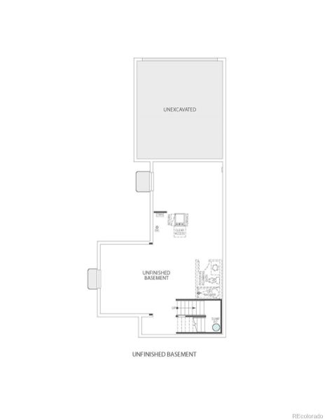 2D floor plan layout of this home in Painted Prairie, Aurora, CO (Image 7).
