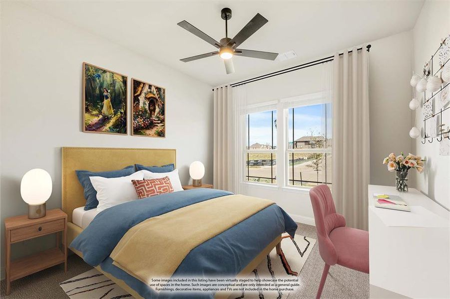 Furnished interior view inside a new home in Sunset Ridge, Alvarado (Image 9). Furnished interior view inside a new home in Sunset Ridge, Alvarado (Image 9).