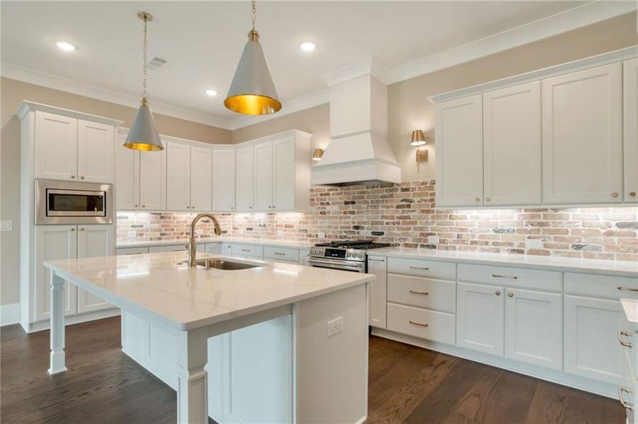 Furnished interior view inside a new home in , Statham (Image 8).