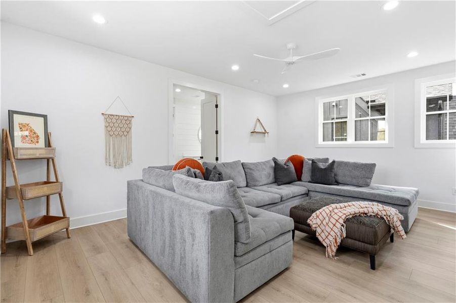 Furnished interior view inside a new home in , Dacula (Image 38).