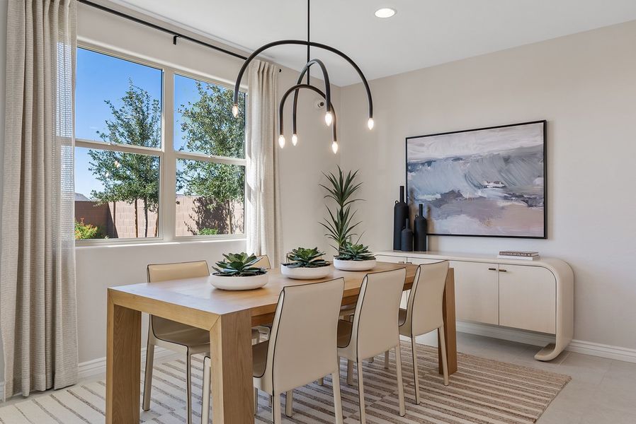 Furnished interior view inside a new home in Artisan at Asante, Surprise (Image 12).