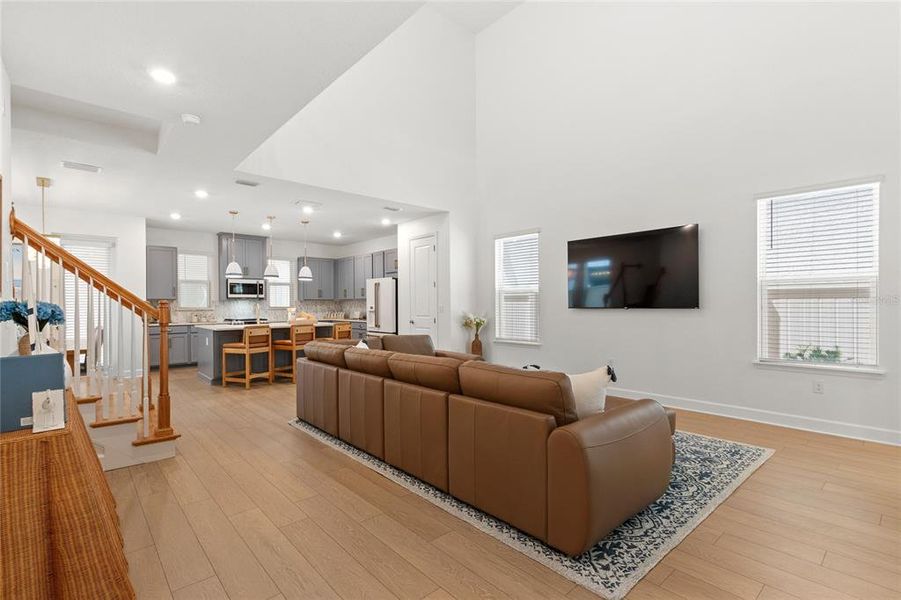 Furnished interior view inside a new home in Harvest at Ovation, Winter Garden (Image 12).