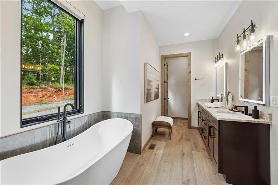 Furnished interior view inside a new home in , Blairsville (Image 14).