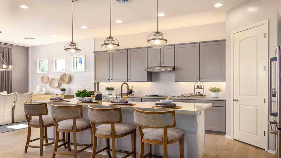 Representative furnished interior of a home built from the 50R3 by Taylor Morrison in Ravenna at Rancho Mercado, Surprise (Image 6).