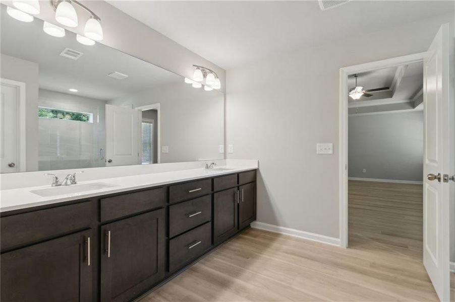 Furnished interior view inside a new home in , Hoschton (Image 11). Furnished interior view inside a new home in , Hoschton (Image 11).