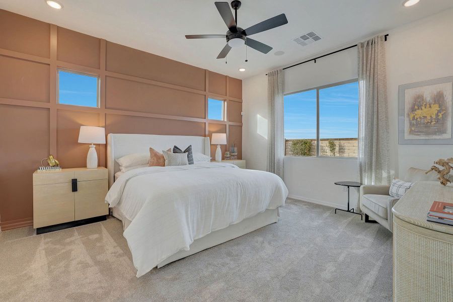 Representative furnished interior of a home built from the Cobalt by Mattamy Homes in Tyler Ranch, Buckeye (Image 28).