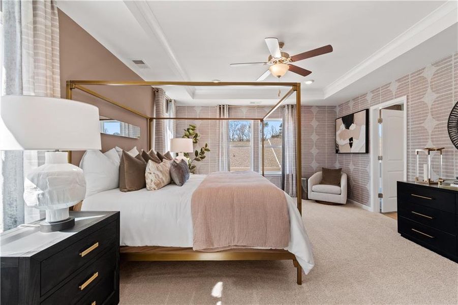 Furnished interior view inside a new home in Bowers Farm, McDonough (Image 27).
