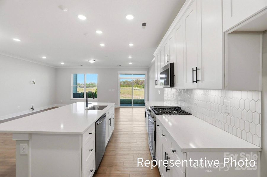 Furnished interior view inside a new home in , Waxhaw (Image 9).