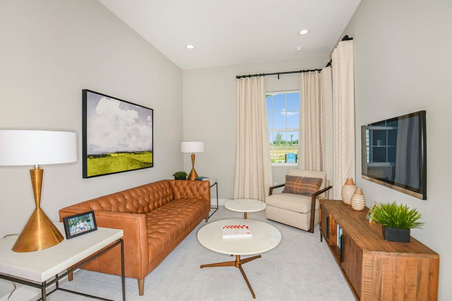 Furnished interior view inside a new home in Grand Park, Sarasota (Image 17).
