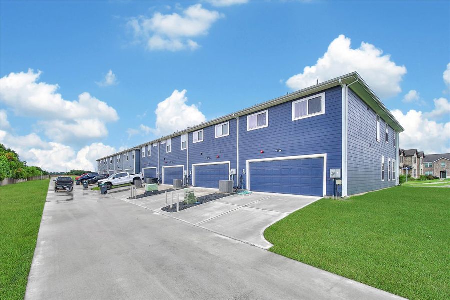 2 car garage w/ drive way