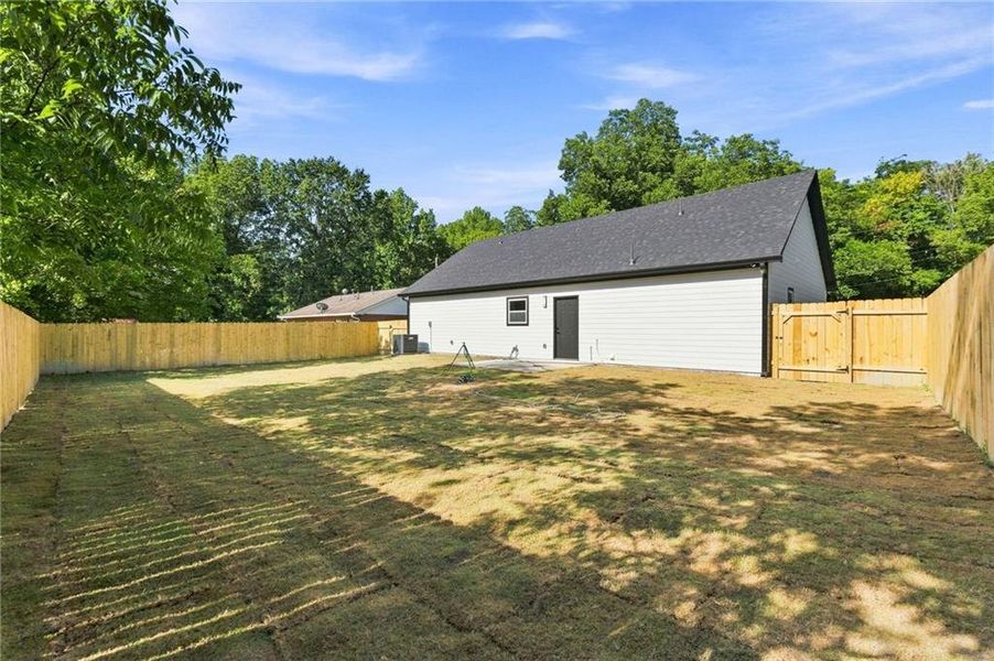 Exterior details and patio area of a home in , Newnan (Image 3).