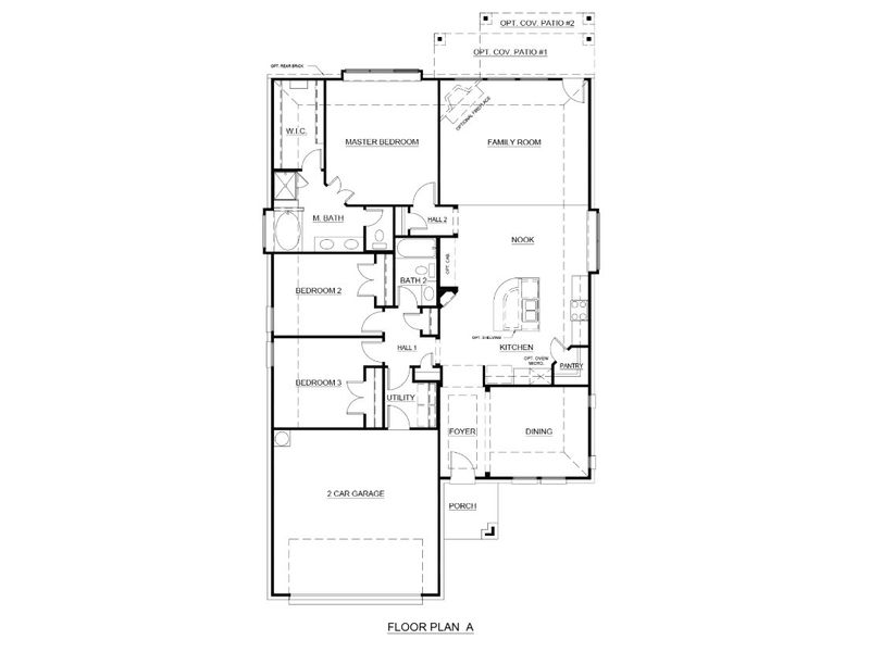 2D floor plan layout for the Concept 1849 by Landsea Homes in El Dorado, Granbury, TX (Image 4). 2D floor plan layout for the Concept 1849 by Landsea Homes in El Dorado, Granbury, TX (Image 4).