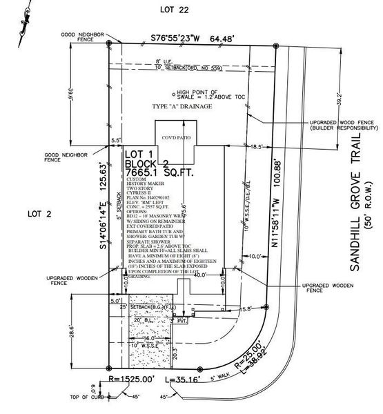2D floor plan layout of this home in Attwater 55s - Country, Waller, TX (Image 18).