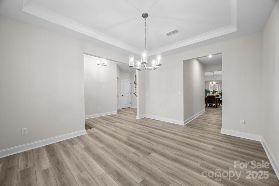 Spacious, unfurnished interior of a new home in Parkside Crossing, Charlotte (Image 37). Spacious, unfurnished interior of a new home in Parkside Crossing, Charlotte (Image 37).