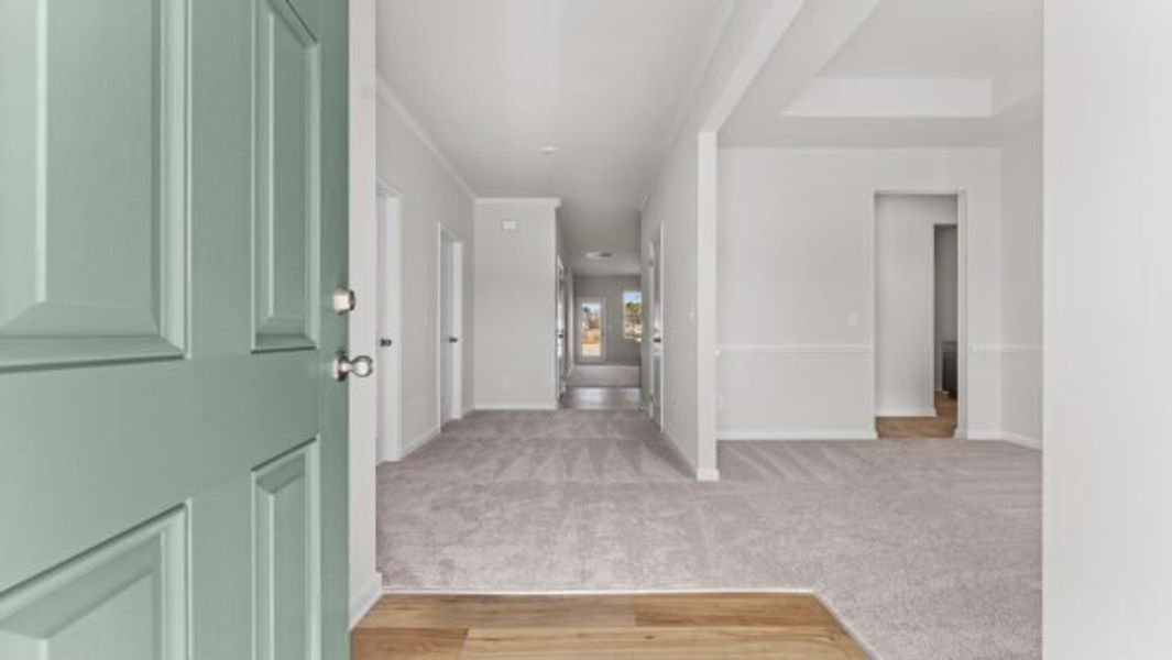 Representative unfurnished interior of a home built from the Lexington by Piedmont Residential in Hampton Ridge, Jefferson (Image 9).