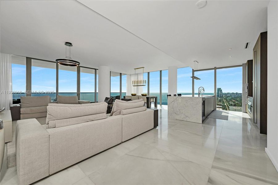 Furnished interior view inside a new home in , Hallandale Beach (Image 6).
