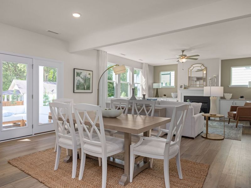 Representative furnished interior of a home built from the The Hickory A II by Davidson Homes LLC in Windgate, Mooresville (Image 14).