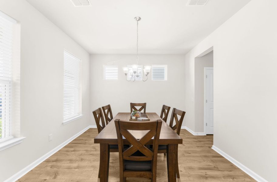 Furnished interior view inside a new home in The Groves of Berkeley, Moncks Corner (Image 6).