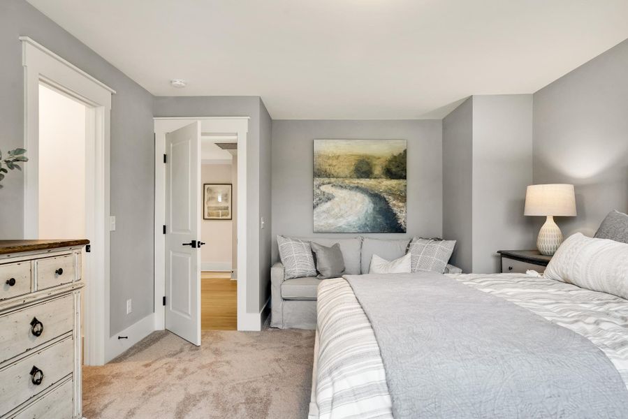 Representative furnished interior of a home built from the Harrison by Bill Clark Homes in Sidbury Landing, Wilmington (Image 42).
