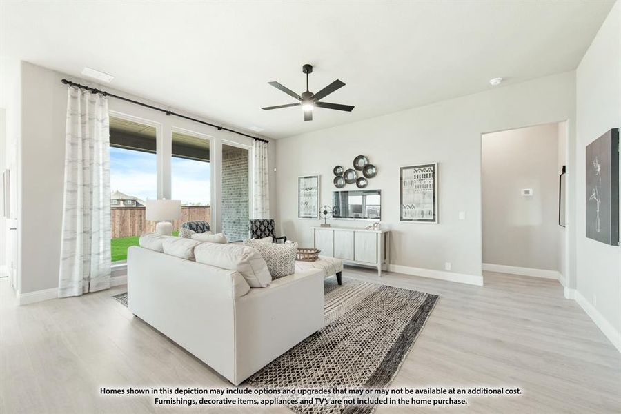 Furnished interior view inside a new home in Hampton Park, Glenn Heights (Image 13).