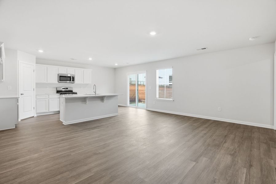 Representative unfurnished interior of a home built from the Spruce L by McGuinn Homes in Sibley Village, Sumter (Image 13).