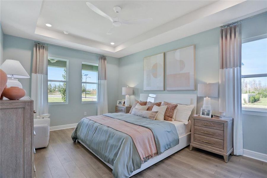 Furnished interior view inside a new home in Angeline, Land O' Lakes (Image 64).