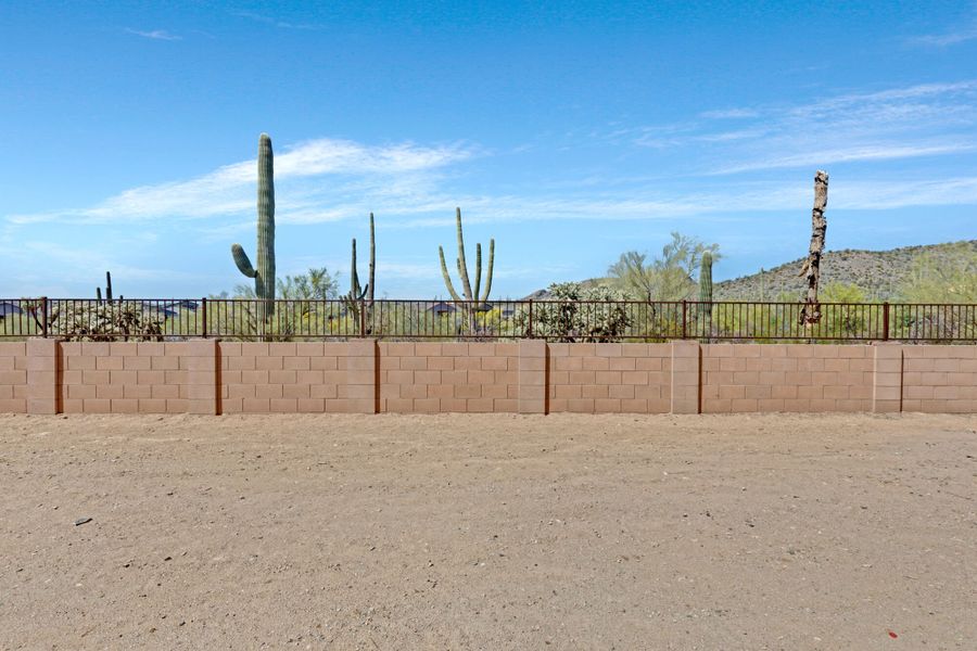 Exterior details and patio area of a home in Saguaro Reserve II, Marana (Image 3).