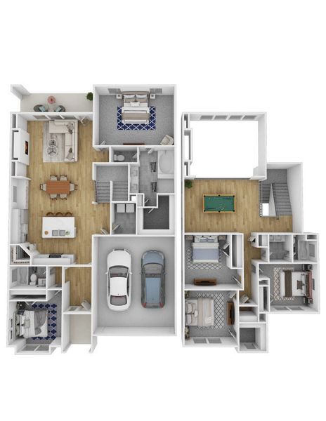 2D floor plan layout for the CYPRESS by D.R. Horton in Clearview Ranch, Royse City, TX (Image 3). 2D floor plan layout for the CYPRESS by D.R. Horton in Clearview Ranch, Royse City, TX (Image 3).