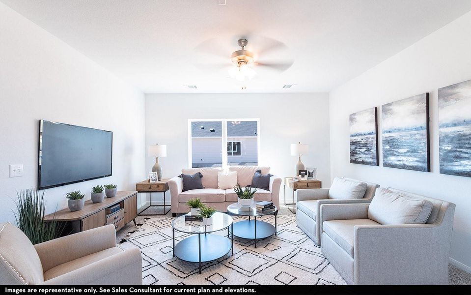 Furnished interior view inside a new home in Austin Point, Richmond (Image 5). Furnished interior view inside a new home in Austin Point, Richmond (Image 5).