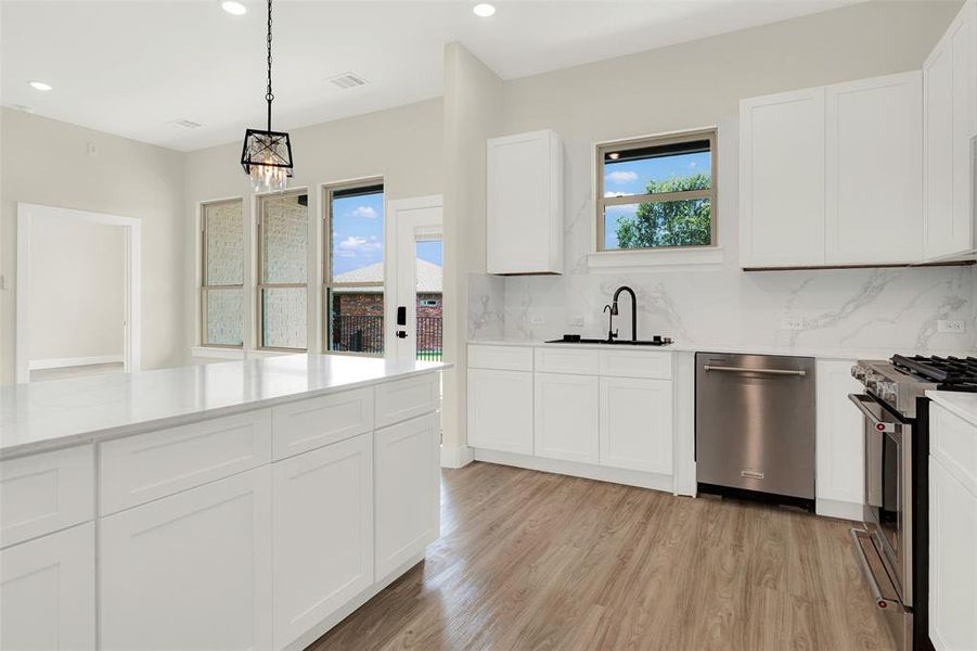 Furnished interior view inside a new home in , McKinney (Image 8).