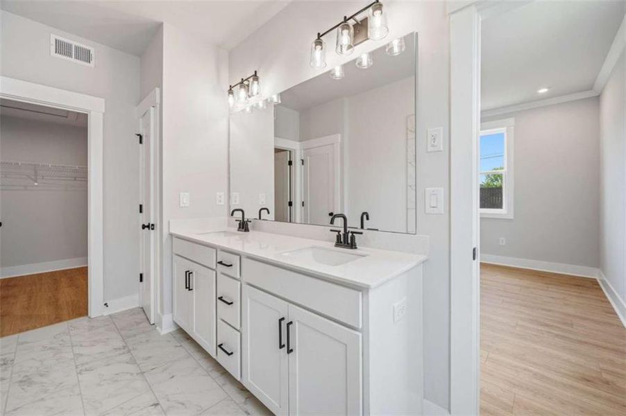 Furnished interior view inside a new home in The Paddocks at Doc Hughes, Buford (Image 15).