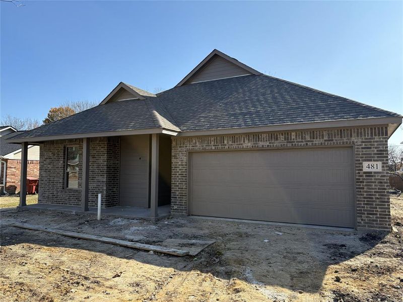 In-progress construction of a new home in , Van Alstyne, TX (Image 3).