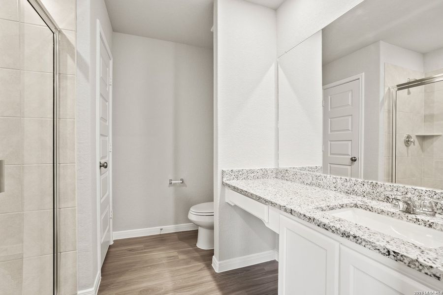 Furnished interior view inside a new home in Hickory Ridge, Elmendorf (Image 9).