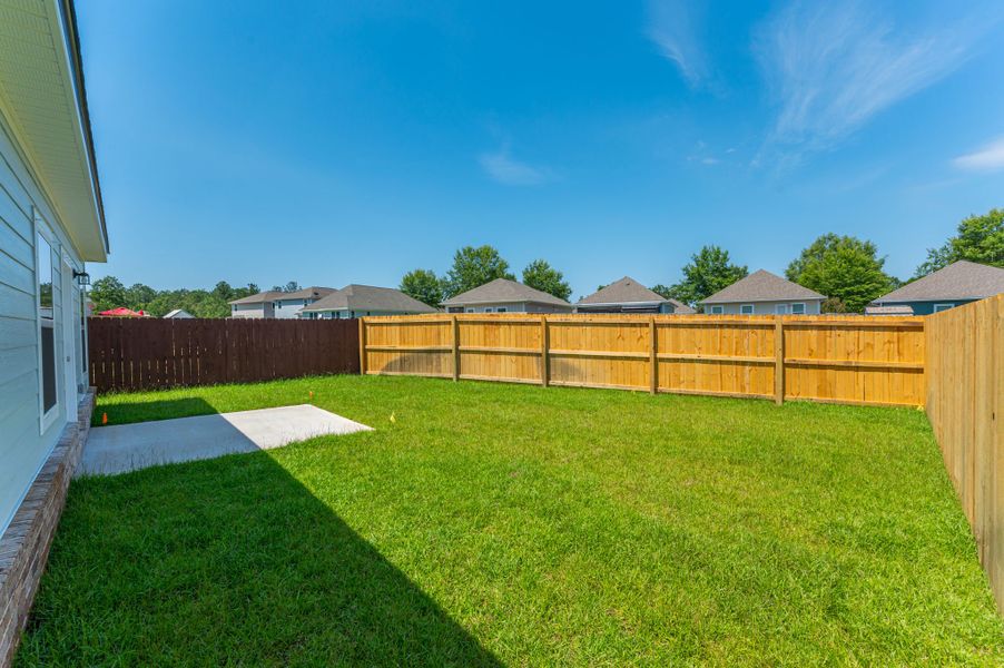 Representative exterior photo of a completed home built from the Austin by CJL Homes in Blossom Grove, Crestview, FL (Image 24).