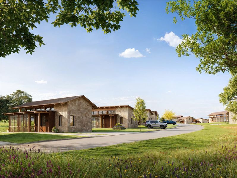 Rendering of Completed Community